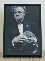 Крестный отец крестный отец Марлон Брандо подписная фотография прикрепленная рамка