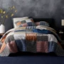 bông của Mỹ nhuộm sợi mền handmade chắp vá dày bông giường bông bao gồm Khăn trải giường là mát mẻ trong điều hòa không khí mùa hè - Trải giường ga nệm đẹp