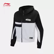 Áo gió chính hãng Li Ning nữ 2019 mùa thu mới Disney Star Wars chung áo khoác chống gió AFDP126 - Áo gió thể thao