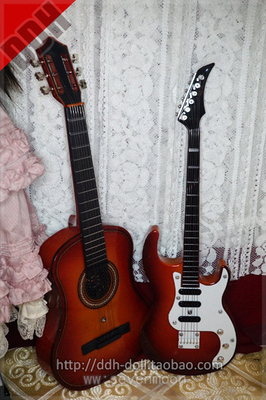taobao agent Volks et al. 1/3BJD baby SD17 Uncle Besian Power Guitar Backpack Guitar Box (strap) spot