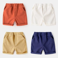 Quần short bé trai hè 2019 trẻ em mới năm quần quần áo trẻ em quần cotton mùa hè quần bé - Quần quần jean lót lông cho bé