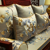 Mới của Trung Quốc- phong cách gỗ gụ sofa đệm đệm thiết lập cổ điển rắn gỗ ghế đệm đệm Luohan nệm năm mảnh nệm ngồi ghế gỗ