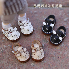 Кукла BJD ob11娃鞋 牛皮手工羊咩咩 娃衣鞋子 ymy