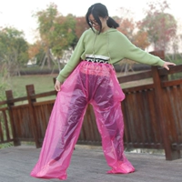 Новые герметичные дождевые штаны 7502 Роза красный