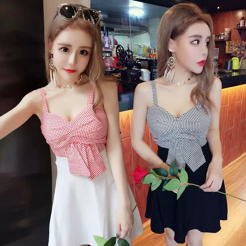 Váy sexy mùa hè 2021 câu lạc bộ đêm mùa hè mới của phụ nữ váy neo váy ống trên cùng váy mỏng A-line váy cơ sở - A-Line Váy