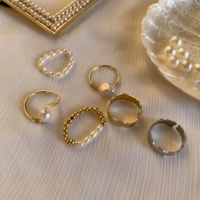 Безразмерное универсальное японское кольцо из жемчуга