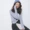 Mùa xuân và mùa thu Mới Hàn Quốc dài tay nữ Vòng cổ lỏng lẻo Áo len dệt kim Áo khoác màu đơn giản Áo len mỏng