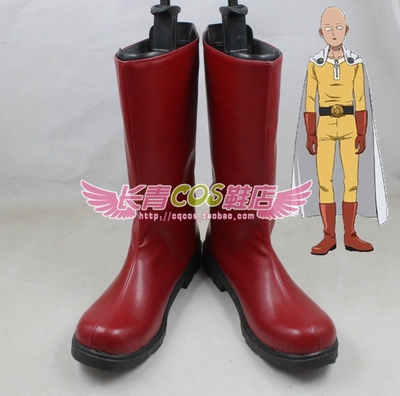 taobao agent One punch superman, one hit, male bald, windman Saitama cosplay shoes custom COS shoes to customize
