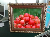 12 -Деревянная рама коричневого кружева