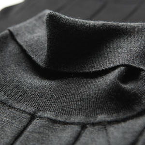 [Giải phóng mặt bằng đặc biệt] len đầy đủ có thể được người đàn ông cá nhân của kinh doanh bình thường cao cổ áo len cơ bản áo len cừu