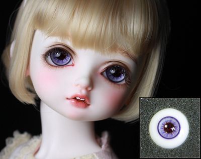 taobao agent [YH] BJD boutique glass eye bead/D08 grape purple 14mm16mm18mm
