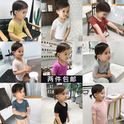 Chenchen mẹ bé trẻ em ngắn tay áo t-shirt nữ 2018 mùa hè mới bé phương thức ngắn tay áo t nữ bé
