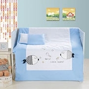 Nursery chăn bông ba mảnh giường bé sáu bộ chứa giường bông chăn ngủ trẻ em nòng cốt của - Bộ đồ giường trẻ em