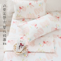 Bông sợi kép đơn mảnh khăn trải giường giường DN gối chăn có thể được tùy chỉnh chim vẽ tay và hoa tươi - Khăn trải giường chăn trải giường