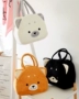 Phim hoạt hình sáng tạo ba màu chó Akita con chó túi đồ chơi sang trọng Xác Ướp túi mua sắm túi giản dị túi xách tay túi túi xách nữ hàng hiệu