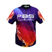 2016 nổ! PBS bowling chuyên nghiệp thể thao bowling áo sơ mi áo sơ mi chơi quần áo đầy màu sắc tím