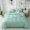 Bông dễ thương bông rửa 4 bông 4 mảnh Nhật Bản giường ngủ màu nude bông đơn giản gió ba mảnh - Bộ đồ giường bốn mảnh bộ chăn ga gối đệm