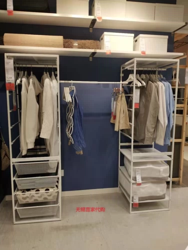 Ikea, вешалка, коробочка для хранения, белая система хранения