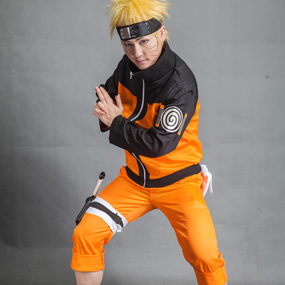 taobao agent Naruto clothes Children cos clothes Naruto Cosplay men's anime show clothing