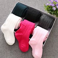 Осенние носки, эластичные колготки для девочек, коллекция 2021, в корейском стиле