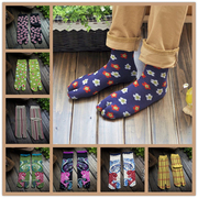 Nhật bản phong cách vớ cotton hai ngón tay vớ Nhật Bản mùa hè và mùa đông điểm vớ ngón tay năm ngón tay vớ vớ nữ cotton toe toe socks