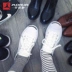 [Buổi sáng vào buổi sáng] Converse Jack Purcell Converse Jackie Nụ cười hở hang Giày vải da cắt thấp T # giày thể thao nike chính hãng Plimsolls