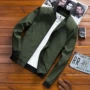 Đặc biệt hàng ngày áo khoác nam mùa thu thường Slim nam áo khoác thanh niên Hàn Quốc phiên bản của xu hướng màu rắn đồng phục bóng chày nam áo phao bomber nam