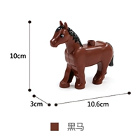 Большая коричневая лошадь