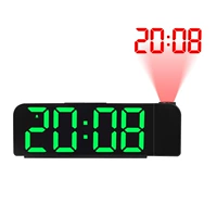 Новые многофункциональные простые проекционные будильники ночная световая часы интеллектуальные проектные проецируемые выкроватные кровати тихие электронные часы