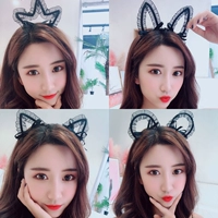 Dễ thương bán dễ thương tai mèo headband kẹp tóc đảng đạo cụ biểu diễn mèo headband mũ dành cho người lớn Hàn Quốc phụ kiện tóc nữ phụ kiện tóc cho bé gái