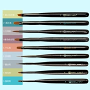 GELHR Nail Pen Brush Set Japan Nail Ba Lan Keo Pen Tool Round Head Pen Universal Pen With Pen Cover - Công cụ Nail