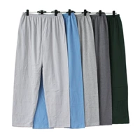 Mùa hè mỏng nam cotton pajama quần lỏng thoải mái kích thước lớn của nam giới nhà quần quần đùi nam