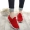 Giày chạy bộ đế dày mùa xuân và mùa hè bay đan thể thao giải trí sinh viên thoáng khí khử mùi lưới màu đỏ EVC cắt thấp - Giày cắt thấp