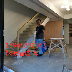 Лестница 2020升级款玻璃钢板楼梯玻璃楼梯跃层楼梯lout楼梯钢木成品楼梯