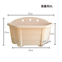 Изображение деревянная стена -белый рис с горшками