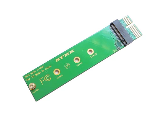 NVME PCIE X4 X2 M.2 NGFF SSD для PCIE X1 CARD CARD PCIE X1 TO M.2