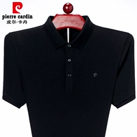 Pierre cardin, шелковая летняя однотонная футболка с коротким рукавом, футболка polo