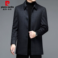 Pierre cardin, кашемир, шерстяное пальто, куртка, для мужчины среднего возраста, увеличенная толщина