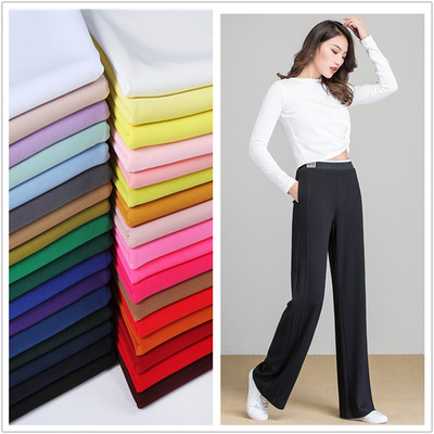 taobao agent Full polyester elastic twisting Roman Brother knitted fabric casual pants Haron pants dress cloth cloth to resist the ball