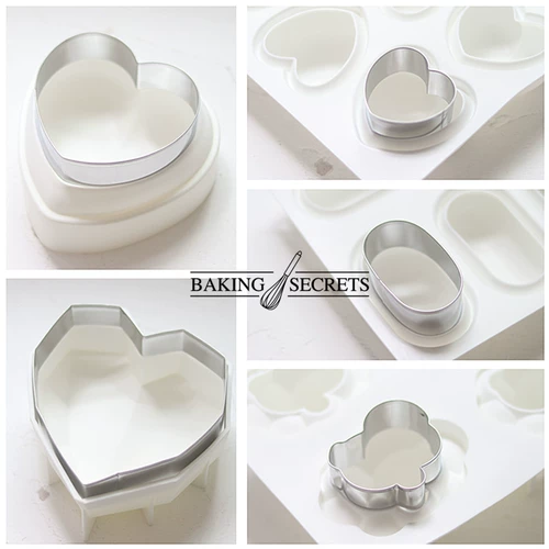 Выпекание секреты с несколькими французскими стилем West Point Mousse из нержавеющей стали.