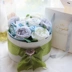 Hộp quà tặng bé sáng tạo hoa lụa sơ sinh bó hoa cao cấp gửi quà tặng quần áo cotton phù hợp với quà tặng do so sinh Bộ quà tặng em bé
