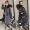 Chống mùa bông mai dâm 2018 mới trung bình dài Hàn Quốc phiên bản giải phóng mặt bằng trên đầu gối BF gió hai bên mặc mùa đông bông lỏng quần áo Harajuku