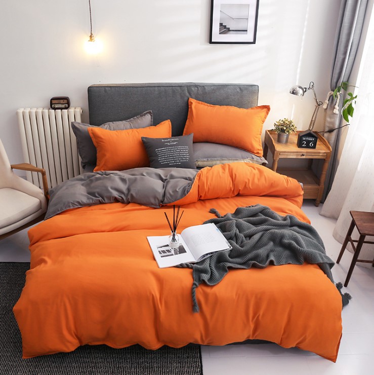 TransparentCottonBedsheetssetquiltcoverpillowcasebedding4sets