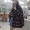 Mùa xuân mới của Hàn Quốc ulzzang Harajuku bf gió lỏng sinh viên kẻ sọc áo len dài coat nữ áo măng tô nữ dáng ngắn