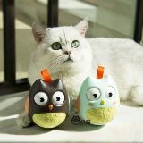Безопасная нетоксичная неваляшка, ударопрочная интерактивная интеллектуальная игрушка, сова, кот