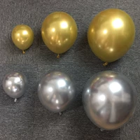 Металлический серебряный бесцветный воздушный шар, 5 дюймов, 10 дюймов, 18 дюймов