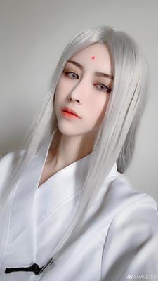 taobao agent Gu Fengxuan Zhang Lingyu COS wigs Under the hand hook, the uncle is divided into silver gray straight small road long country anime