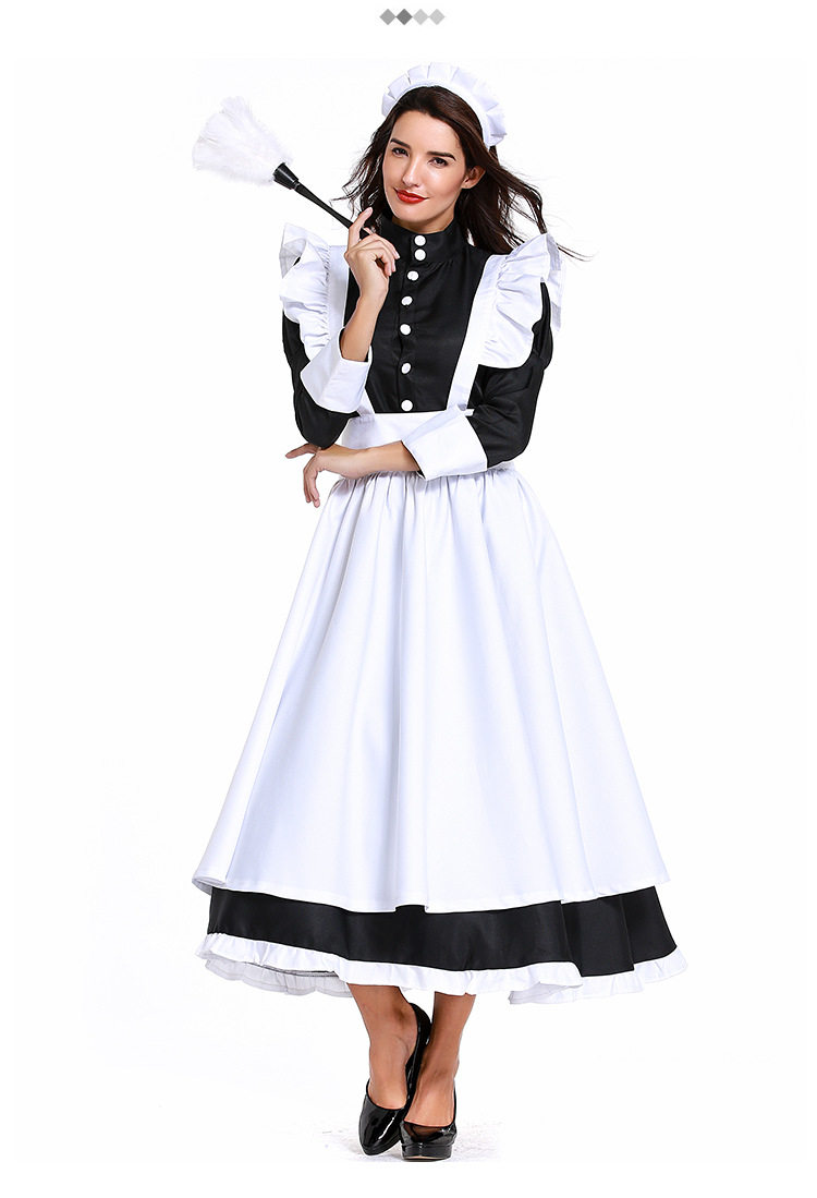 英国管家电影角色扮演服法国女仆装cosplay佣人服加大码