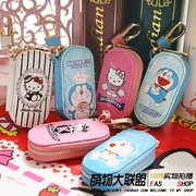 Hello Kitty Cartoon Key Bag Doraemon Dream Cat Key Bag PU Leather Key Case