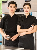 Черный (топ + фартук)